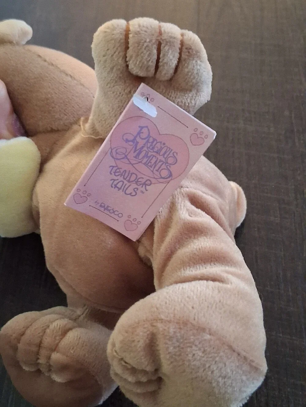 1997 Precious Moments Tender Tails brown bear plush